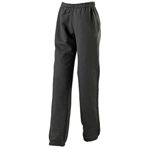 Ladies’ Jogging Pants , James Nicholson, schwarz, 80% Baumwolle, ringgesponnen, 20% Polyester, M, , Bild 1