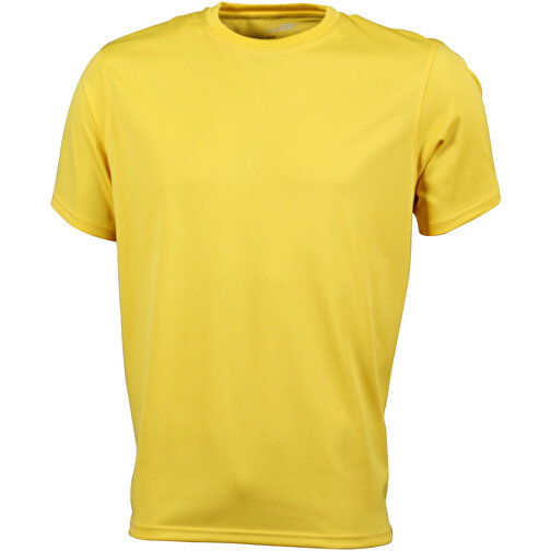 Men’s Active - T , James Nicholson, gelb, 100% Polyester, 3XL, , Bild 1