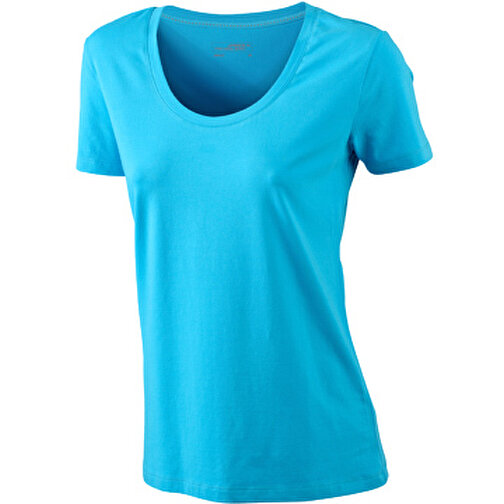 Tee-shirt femme col rond extensible, Image 1