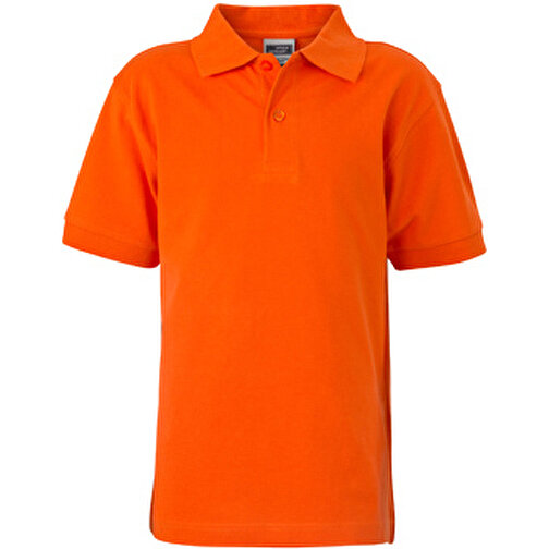 Classic Polo Junior , James Nicholson, dark-orange, 100% Baumwolle, gekämmt, ringgesponnen, XL (146/152), , Bild 1