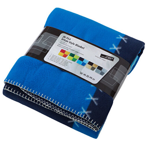 Urban Style Blanket , James Nicholson, blau, 100% Polyester, one size, , Bild 1