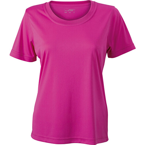 Ladies’ Active-T , James Nicholson, pink, 100% Polyester, XXL, , Bild 1