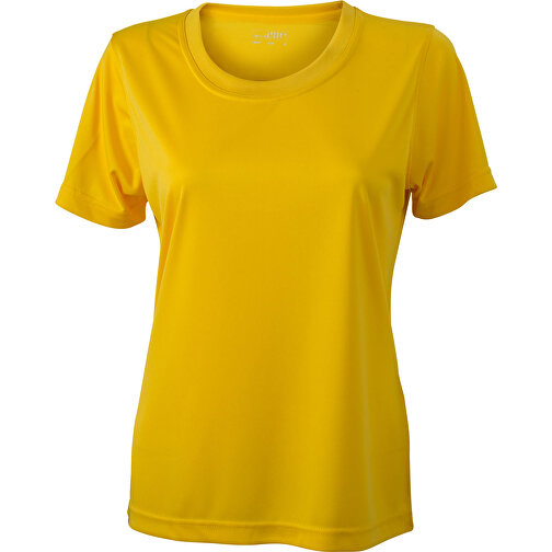 Ladies’ Active-T , James Nicholson, gelb, 100% Polyester, XS, , Bild 1