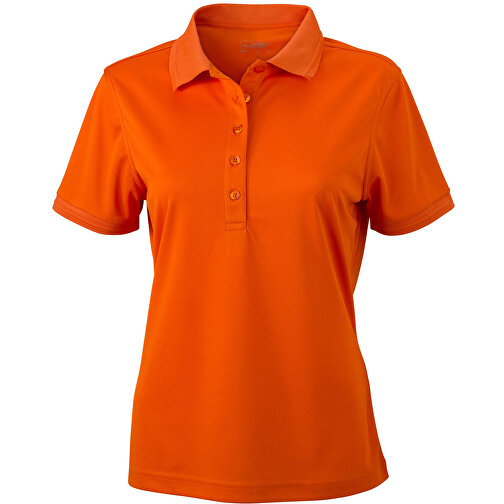 Ladies’ Active Polo , James Nicholson, dark-orange, 100% Polyester, L, , Bild 1