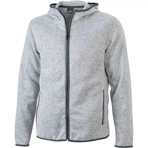 Veste à capuche en tricot polaire homme, Image 1