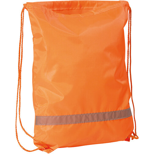 Rucksack Aus Polyester 210D , orange, PolJater, 34,00cm x 42,00cm (Länge x Höhe), Bild 1