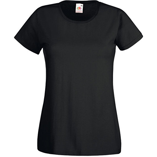 New Lady-Fit Valueweight T , Fruit of the Loom, schwarz, 100 % Baumwolle, XS, , Bild 1