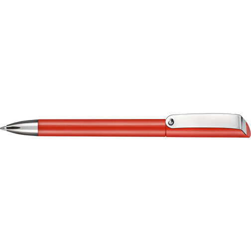 Kugelschreiber GLOSSY , Ritter-Pen, rot, ABS-Kunststoff, 14,20cm (Länge), Bild 3