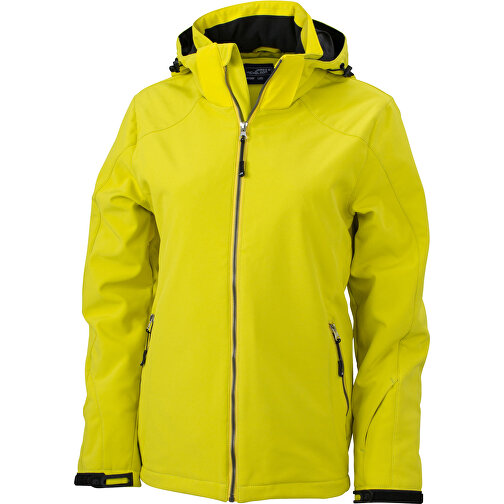 Ladies’ Wintersport Jacket , James Nicholson, gelb, 100% Polyester, S, , Bild 1