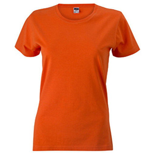 Ladies’ Slim Fit-T , James Nicholson, dark-orange, 100% Baumwolle, gekämmt, S, , Bild 1