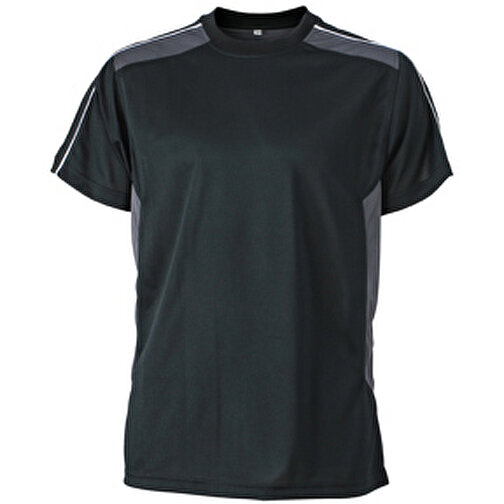 Craftsmen T-Shirt , James Nicholson, schwarz/carbon, 100% Polyester, S, , Bild 1