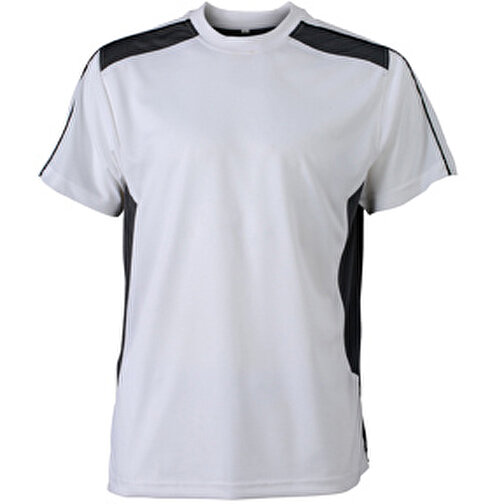 Craftsmen T-Shirt , James Nicholson, weiß/carbon, 100% Polyester, XXL, , Bild 1