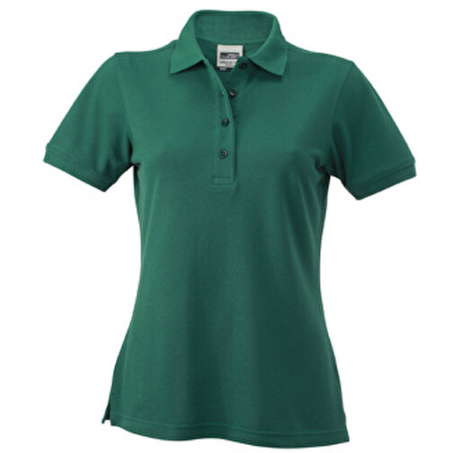 Ladies’ Workwear Polo , James Nicholson, dark-grün, 50% Polyester, 50% Baumwolle, gekämmt, 3XL, , Bild 1