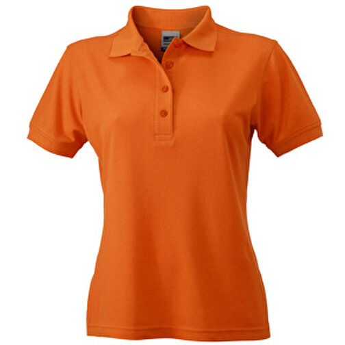 Ladies’ Workwear Polo , James Nicholson, orange, 50% Polyester, 50% Baumwolle, gekämmt, XL, , Bild 1