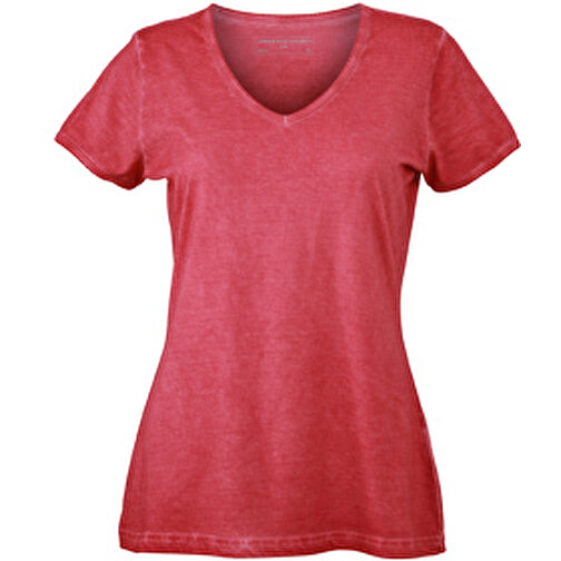 Ladies’ Gipsy T-Shirt , James Nicholson, rot, 100% Baumwolle, M, , Bild 1