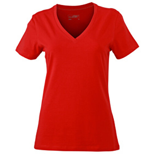 Tee-shirt femme extensible col V, Image 1