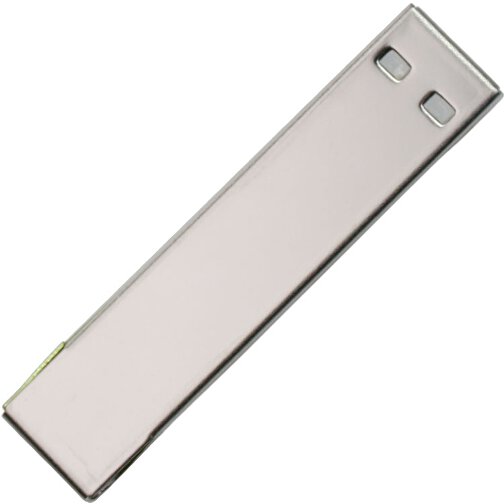 USB-Stick PAPER CLIP 2GB , Promo Effects MB , grün MB , 2 GB , Aluminium MB , 3 - 10 MB/s MB , 5,50cm x 1,25cm (Länge x Breite), Bild 2