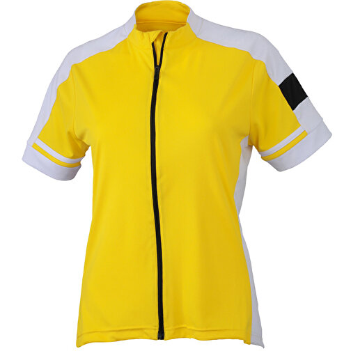 Ladies’ Bike-T Full Zip , James Nicholson, sun-gelb, 100% Polyester, XL, , Bild 1