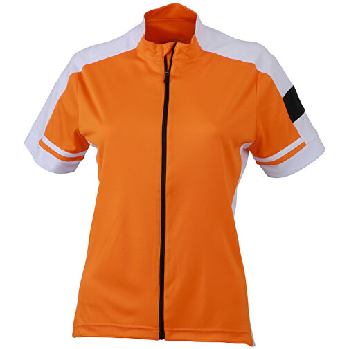 Ladies’ Bike-T Full Zip , James Nicholson, orange, 100% Polyester, S, , Bild 1