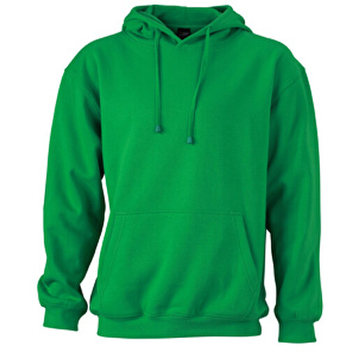 Hooded Sweat , James Nicholson, fern-grün, 80% Baumwolle, ringgesponnen, 20% Polyester, M, , Bild 1