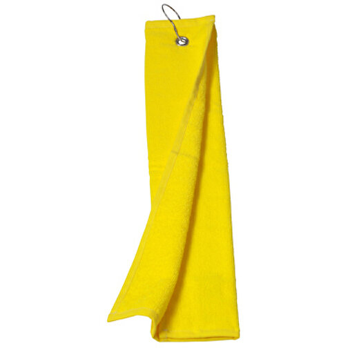 Golf Towel , Myrtle Beach, lemon, 100% Baumwolle, one size, , Bild 1