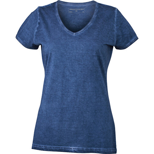 Ladies’ Gipsy T-Shirt , James Nicholson, denim, 100% Baumwolle, M, , Bild 1