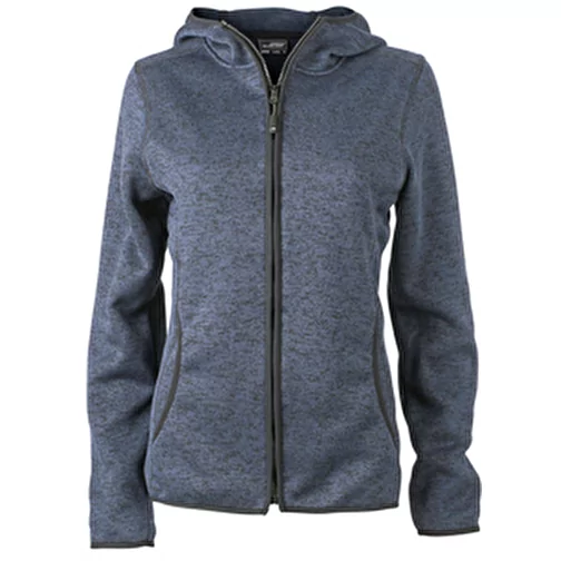 Ladies\' Knitted Fleece Hoody, Immagine 1