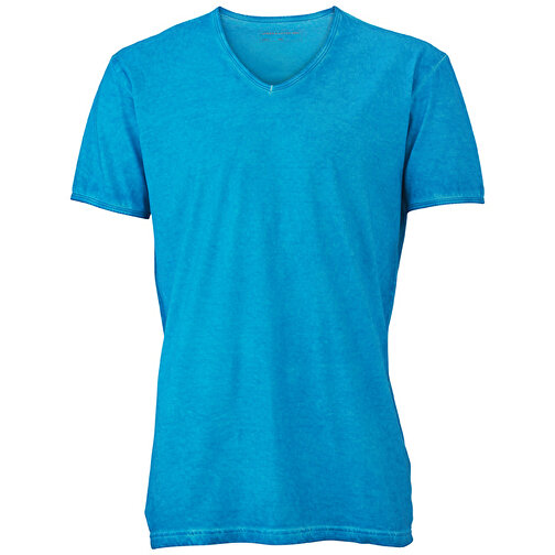 Men’s Gipsy T-Shirt , James Nicholson, türkis, 100% Baumwolle, S, , Bild 1