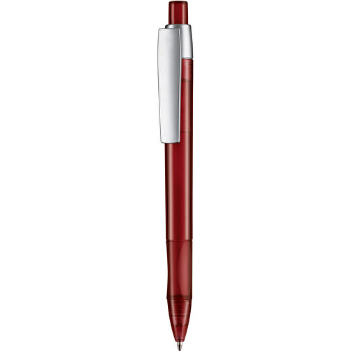 Kugelschreiber Cetus Transparent , Ritter-Pen, rubin-rot, ABS-Kunststoff, 14,20cm (Länge), Bild 1