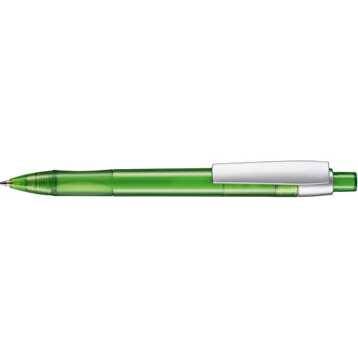 Kugelschreiber Cetus Transparent , Ritter-Pen, gras-grün, ABS-Kunststoff, 14,20cm (Länge), Bild 3