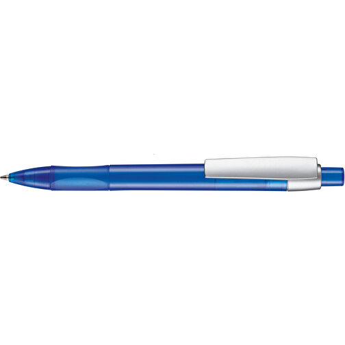 Kugelschreiber Cetus Transparent , Ritter-Pen, royal-blau, ABS-Kunststoff, 14,20cm (Länge), Bild 3