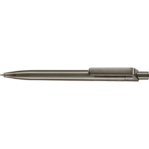Kugelschreiber INSIDER TRANSPARENT , Ritter-Pen, rauch-grau, ABS-Kunststoff, 14,00cm (Länge), Bild 3