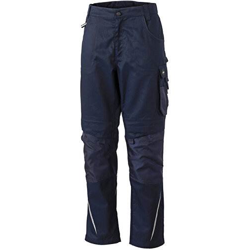 Workwear Pants , James Nicholson, navy/navy, 100% Polyamid CORDURA ®, 26, , Bild 1