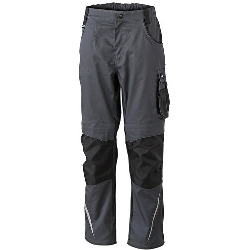 Workwear Pants , James Nicholson, carbon/schwarz, 100% Polyamid CORDURA ®, 48, , Bild 1
