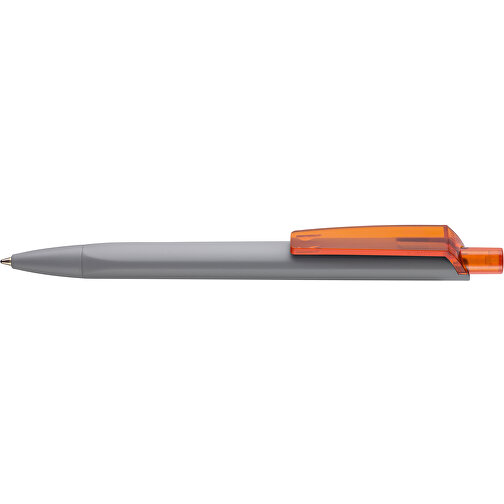 Kugelschreiber Tri-Star Soft STP , Ritter-Pen, clementine/grau, ABS-Kunststoff, 14,20cm (Länge), Bild 3