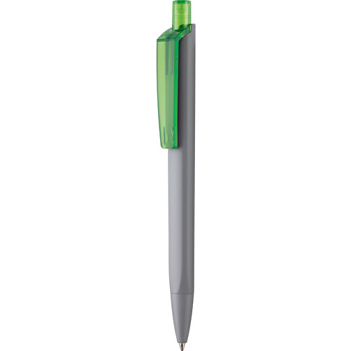 Kugelschreiber Tri-Star Soft STP , Ritter-Pen, gras-grün/grau, ABS-Kunststoff, 14,20cm (Länge), Bild 1