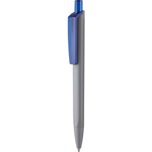 Kugelschreiber Tri-Star Soft STP , Ritter-Pen, grau/royal-blau, ABS-Kunststoff, 14,20cm (Länge), Bild 1