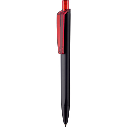 Kugelschreiber Tri-Star Soft STP , Ritter-Pen, feuer-rot/schwarz, ABS-Kunststoff, 14,20cm (Länge), Bild 1