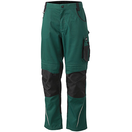 Workwear Pants , James Nicholson, dark-grün/schwarz, 100% Polyamid CORDURA ®, 58, , Bild 1