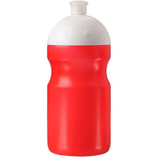 Trinkflasche 'Fitness' 0,5 L Mit Saugverschluss , standard-rot, Kunststoff, 17,50cm (Höhe), Bild 1