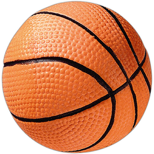 Springball 'Basketball' 2.0 , orange, Kunststoff, , Bild 1