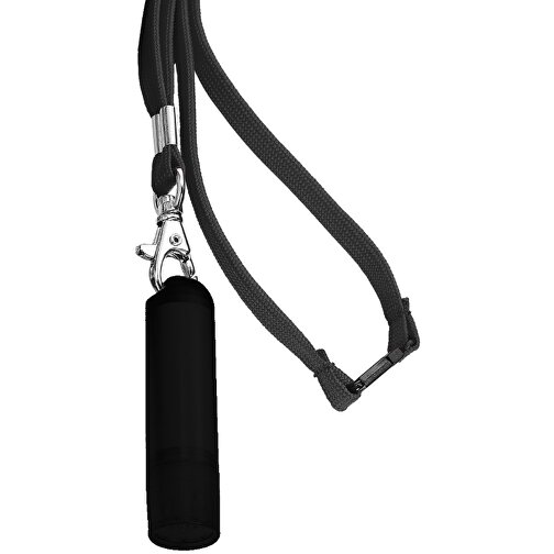 VitaLip® 'Eco' Freestyle Mit Lanyard , schwarz, PS, 6,30cm (Höhe), Bild 1