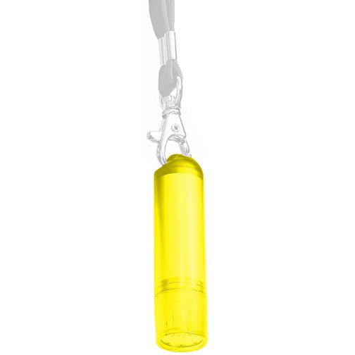 VitaLip® 'Premium' Freestyle (ohne Lanyard) , gelb gefrostet, PS, 6,30cm (Höhe), Bild 1