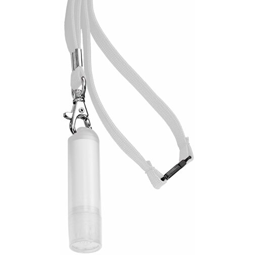 VitaLip® 'Premium' Freestyle Mit Lanyard , weiß gefrostet, PS, 6,30cm (Höhe), Bild 1