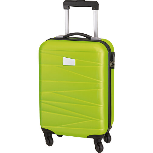 Trolley-Bordcase PADUA , hellgrün, ABS, 55,00cm x 20,00cm x 35,00cm (Länge x Höhe x Breite), Bild 1