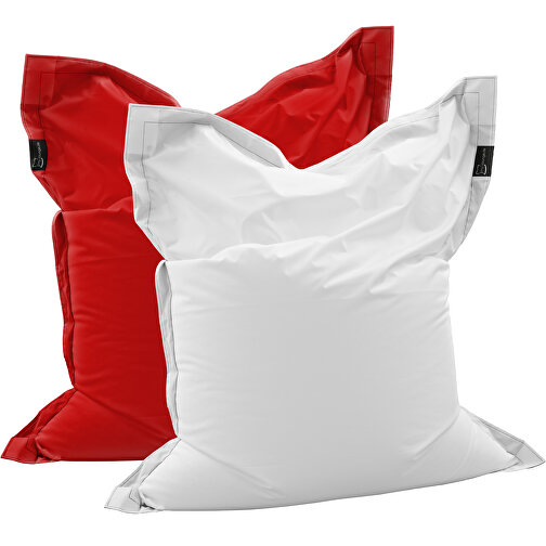 Sitzsack Lounger, Inkl. Einseitigem Digitaldruck , rot, 40% Repreve® / 60% Polyester, 180,00cm x 30,00cm x 140,00cm (Länge x Höhe x Breite), Bild 2