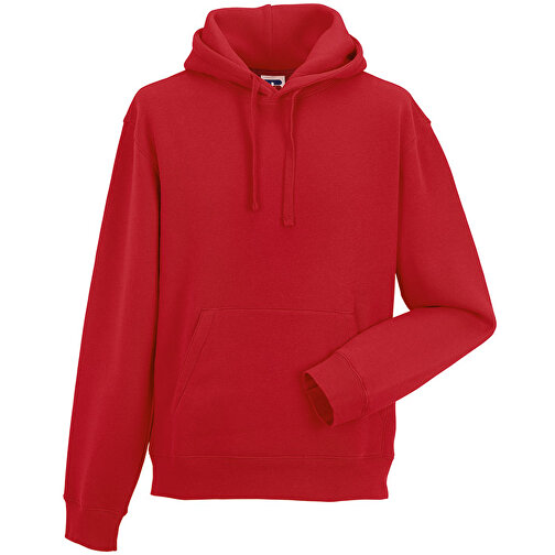 Authentic Hooded Sweat , Russell, rot, 80 % Baumwolle, 20 % Polyester, 2XL, , Bild 1