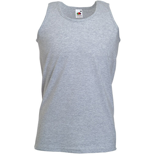 Athletic Vest , Fruit of the Loom, grau meliert, 97 % Baumwolle / 3 % Polyester, XL, , Bild 1