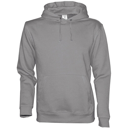 Hooded Sweatshirt , B&C, stahlgrau, 80 % Baumwolle / 20 % Polyester, M, , Bild 1