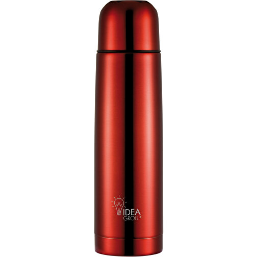 Isolierflasche Mono, Rot , rot, Edelstahl, 24,50cm (Höhe), Bild 2